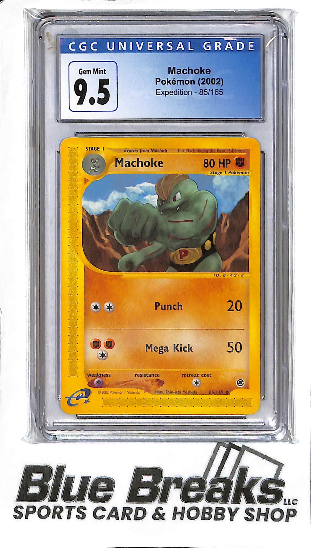 Machoke 85/165 - Expedition - CGC 9.5 - Pokémon