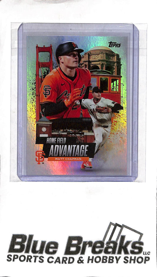 Matt Chapman HA-11 - 2025 Topps - Home Field Advantage Short-Print - Baseball - Giants
