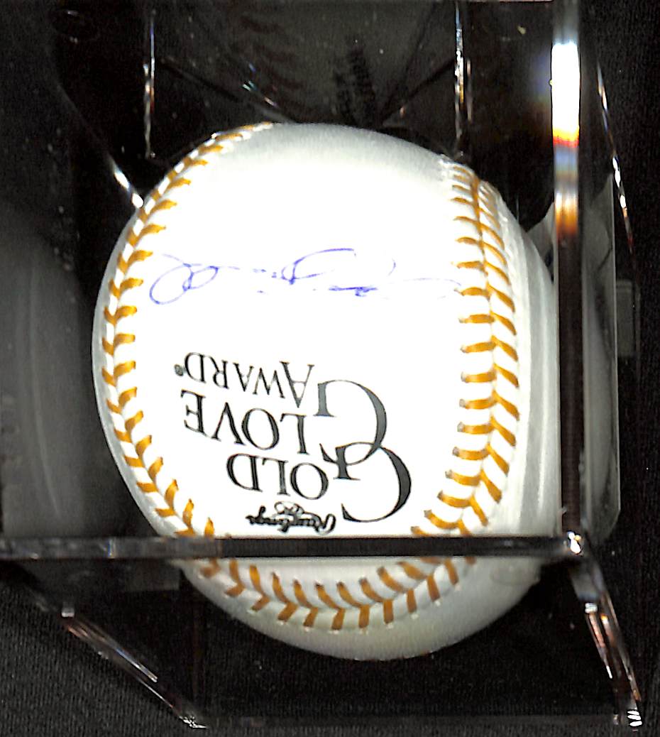 Jeff Bagwell Autographed Baseball - Gold Glove Award Ball - Tristar COA