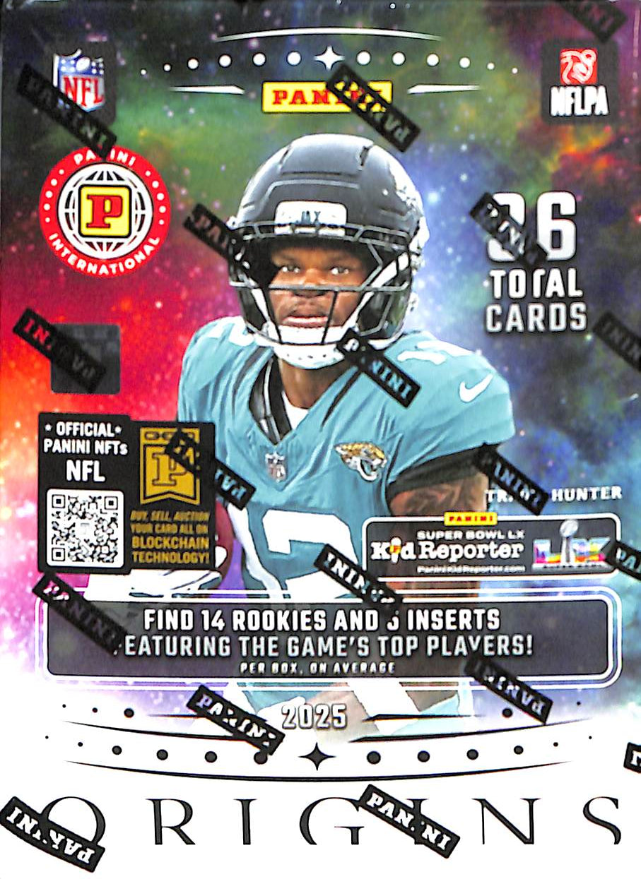 2025 Panini Origins Football International 6-Pack Blaster Box - Sealed Wax