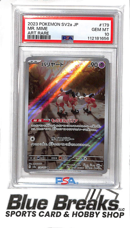 2023 Pokémon - Art Rare - Mr. Mimi - Japanese - #179 - PSA 10