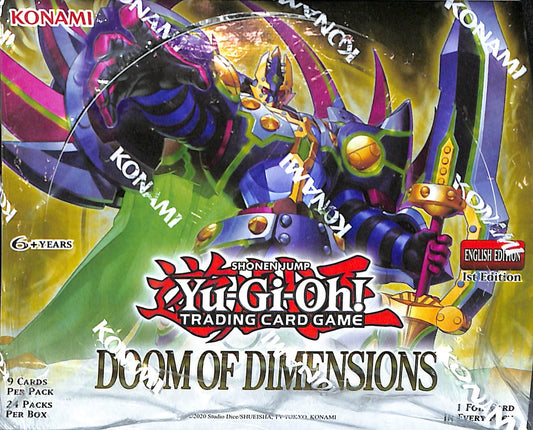 Yu-Gi-Oh! Doom of Dimensions Sealed Booster - Sealed Wax - Trading Card Game