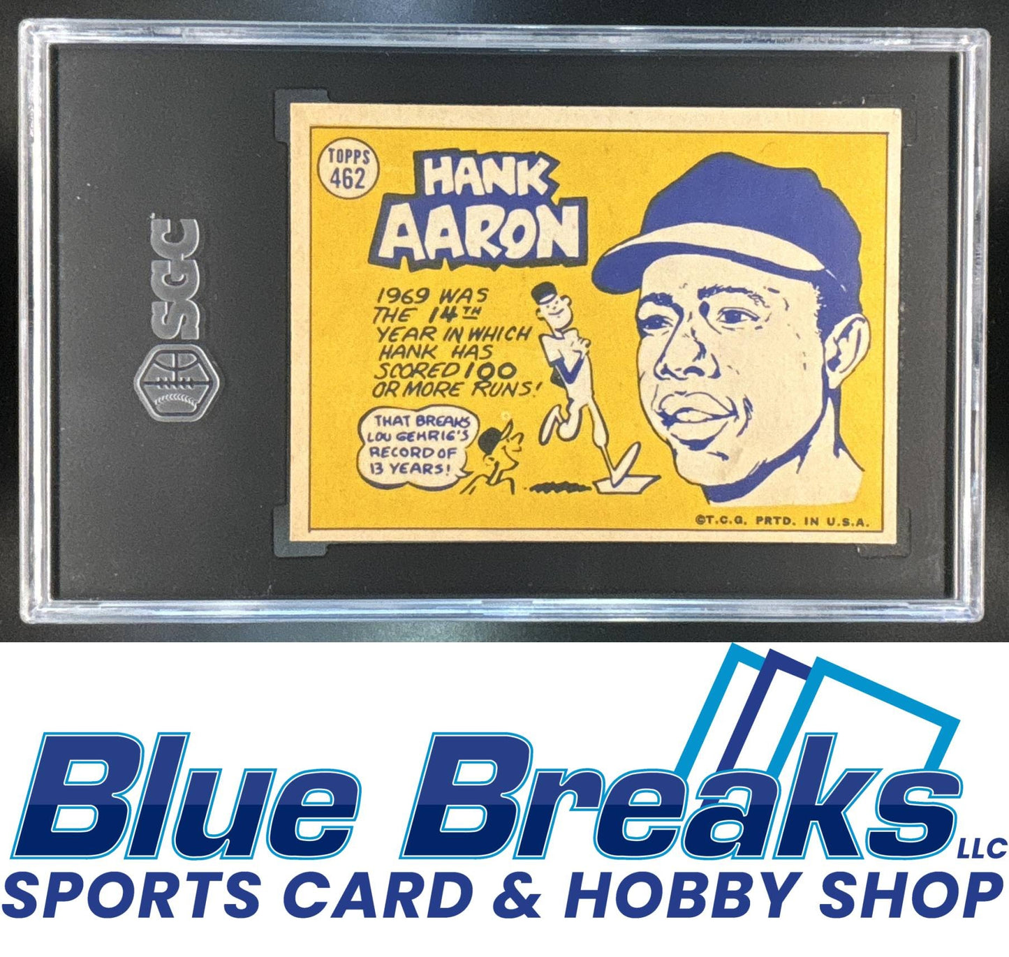 1970 Topps Hank Aaron #462 All-Star SGC 5 Atlanta Braves