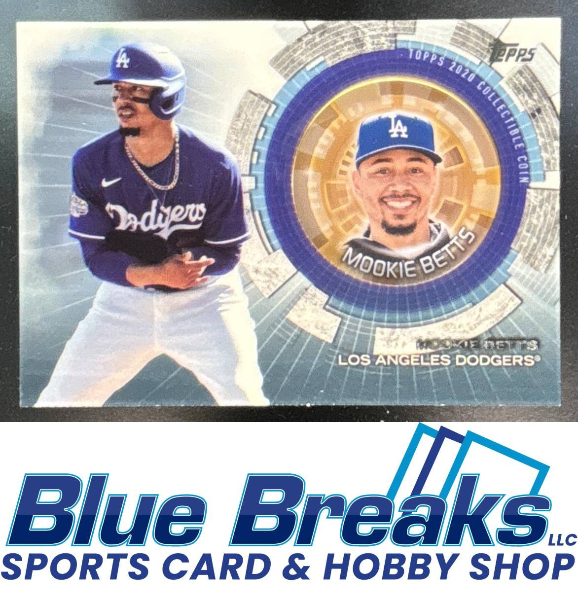 2020 Topps Update Mookie Betts #TBC-MB Baseball Coin Cards Los Angeles Dodgers