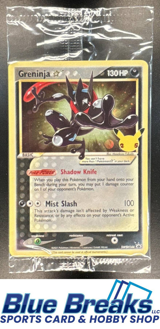 Pokemon Sword & Shield Black Star Promos Greninja #SWSH144 c Gold 2021