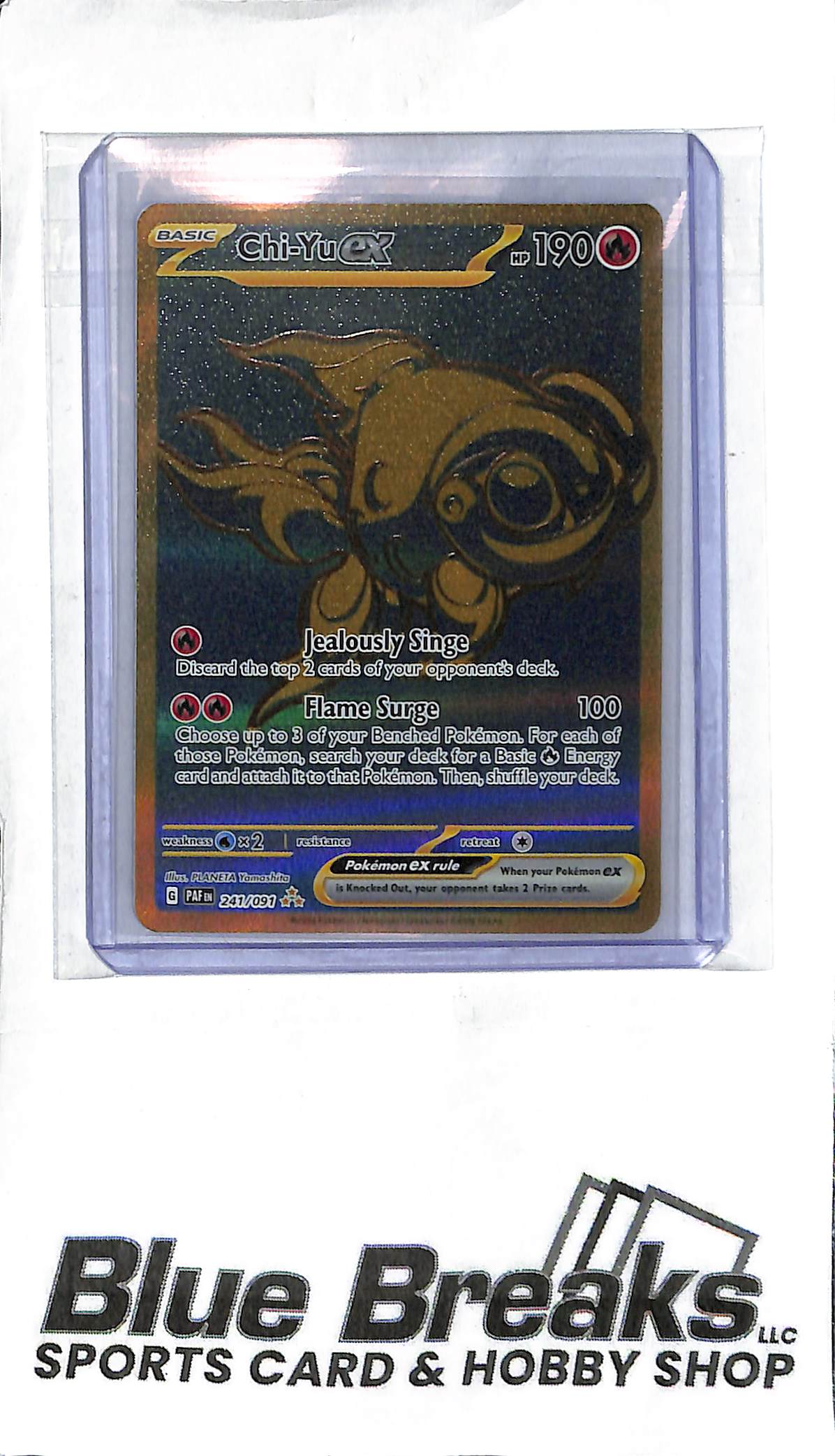 Chi-Yu ex 241/091 - Full Art - Pokémon