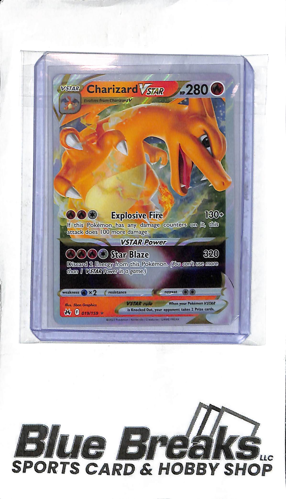 Charizard V Star 019/159 - Full Art - Pokémon