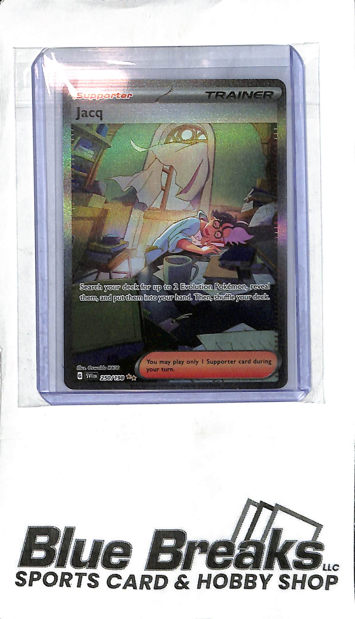 Jacq 250/198 - Full Art - Trainer - Scarlet & Violet - Pokémon