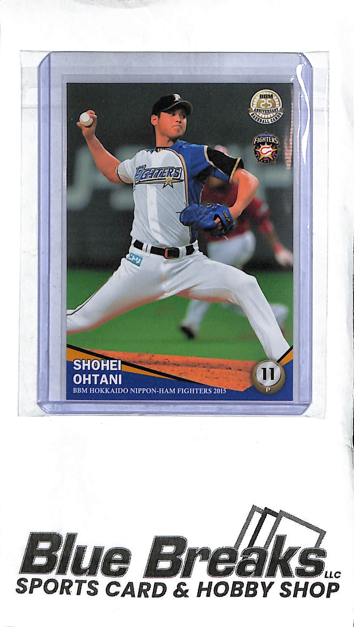 Shohei Ohtani F02 - 2015 BBM 25th Anniversary - Japanese Baseball - Fighters
