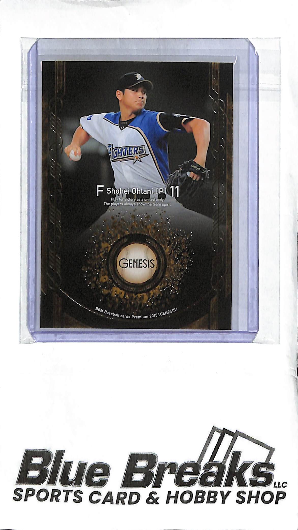 Shohei Ohtani 019 - 2015 BBM Genesis - Japanese Baseball - Fighters