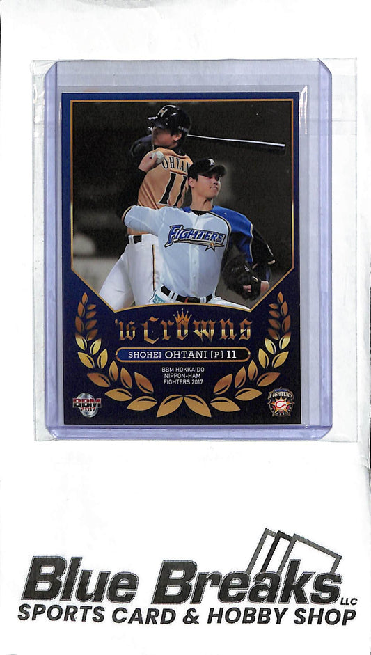 Shohei Ohtani F70 - 2017 BBM - '16 Crowns - Japanese Baseball - Fighters