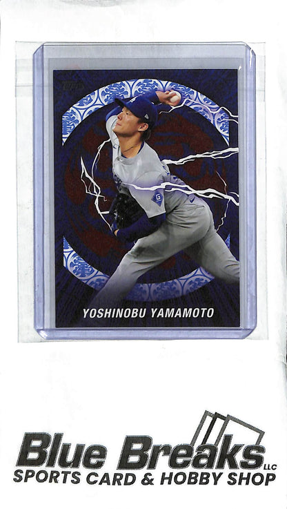 Yoshinobu Yamamoto WTD-9 - 2025 Topps Tokyo Series - Insert - Baseball - Dodgers