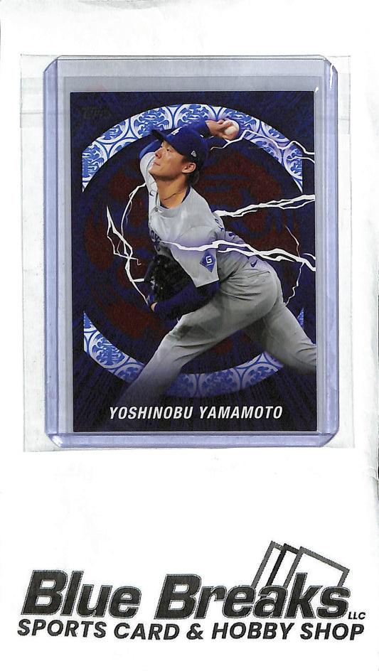 Yoshinobu Yamamoto WTD-9 - 2025 Topps Tokyo Series - Insert - Baseball - Dodgers