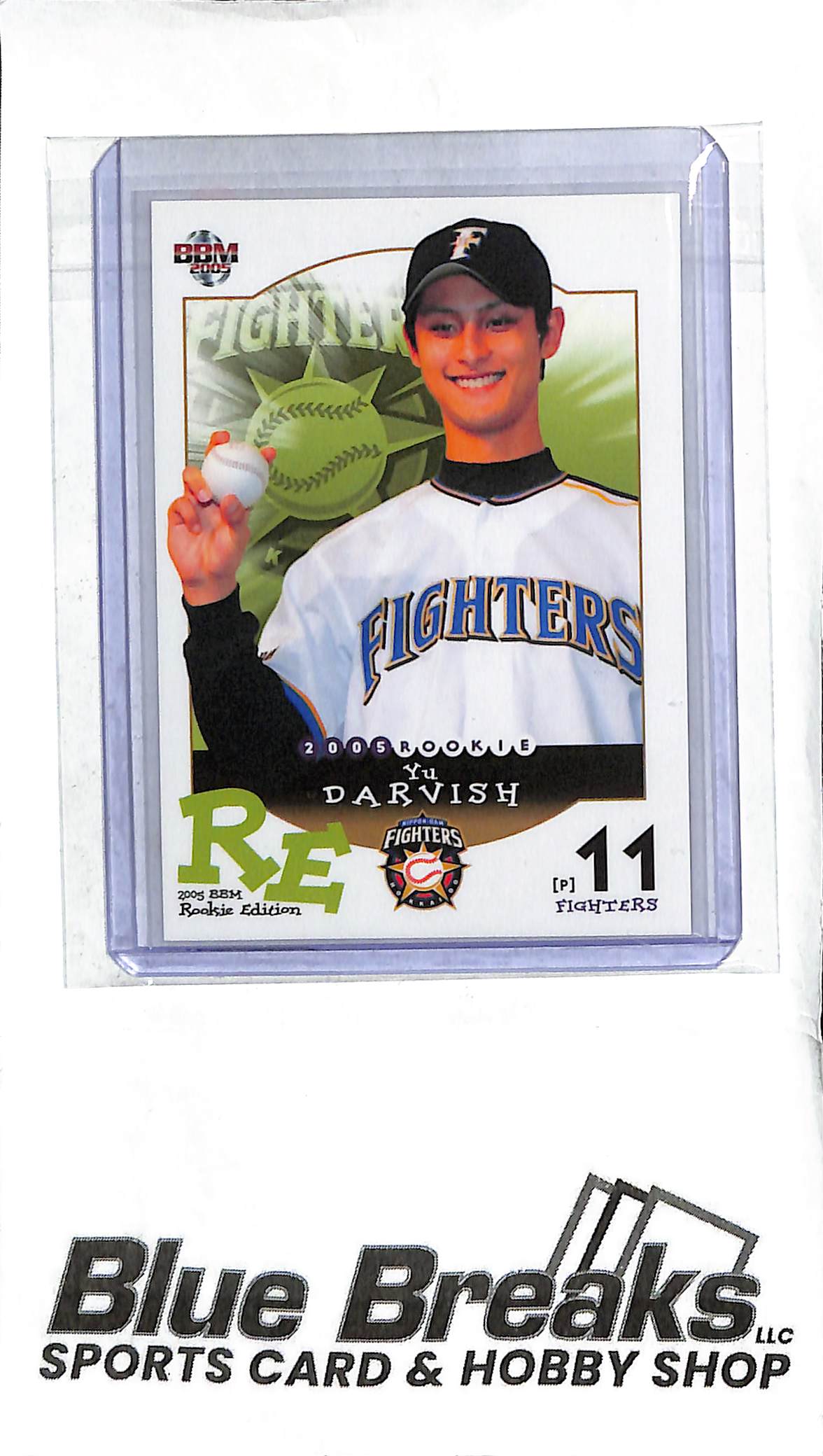 Yu Darvish 12 - 2005 BBM Rookie Edition - Rookie - Japanese Baseball - Fighters