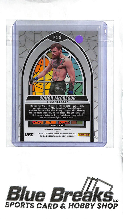 Conor McGregor #9 - 2023 Mosaic - Stained Glass SSP - UFC - Fighting - Lightweight