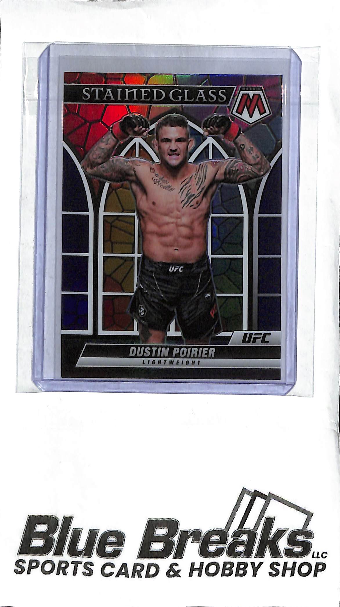 Dustin Poirier #10 - 2023 Chronicles Mosaic - Stained Glass SSP - UFC - Fighting - Lightweight