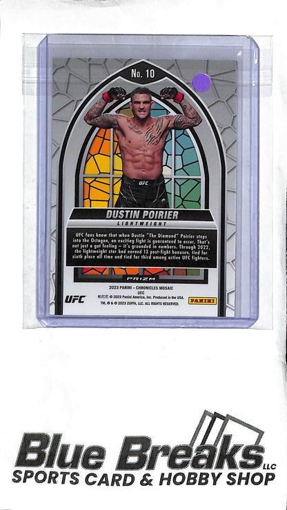 Dustin Poirier #10 - 2023 Chronicles Mosaic - Stained Glass SSP - UFC - Fighting - Lightweight