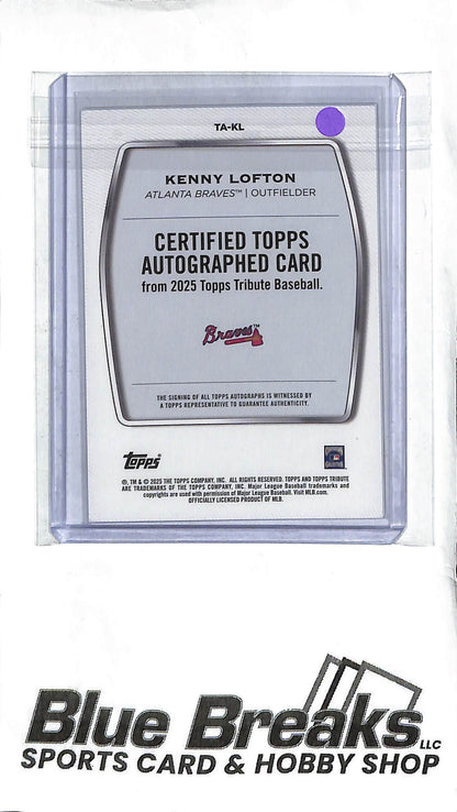 Kenny Loftin TA-KL - 2025 Topps Tribute - Auto 07/10 - Baseball - Braves