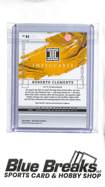 Roberto Clemente 82 - 2024 Panini Impeccable - 65/99 - Baseball - Pirates
