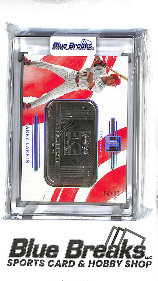 Barry Larkin #2 - 2024 Panini Impeccable - Silver Bar - 18/25 - Baseball - Reds