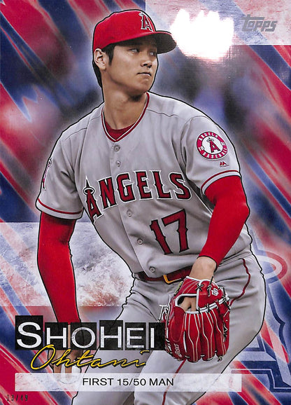 Shohei Ohtani SO-18 - 2019 Topps - Oversized 03/49 - First 15/50 Man - Baseball - Angels