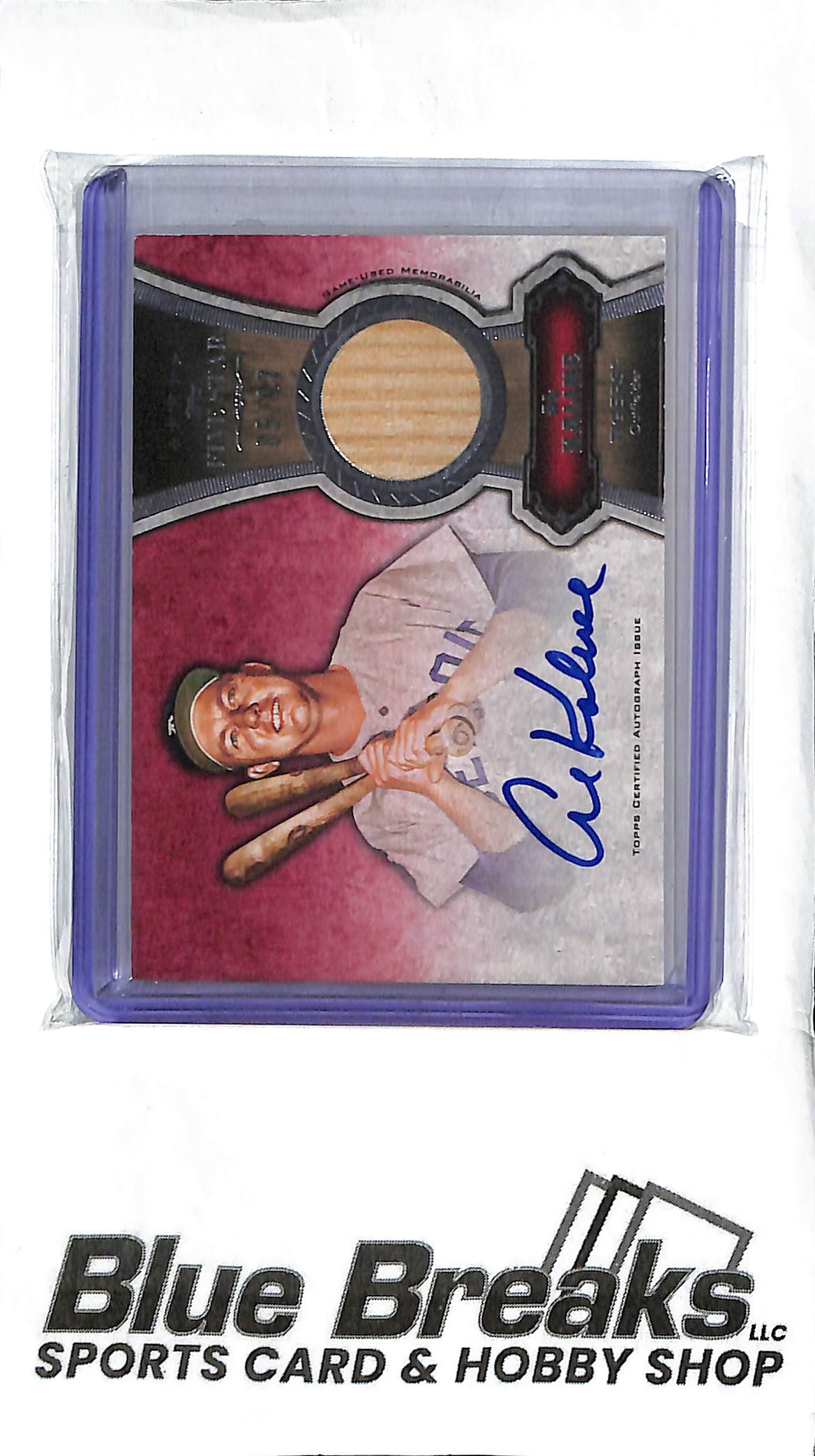 Al Kaline FSAR-AK - 2012 Topps Five Star - Bat Relic Auto - 05/97 - Baseball - Tigers