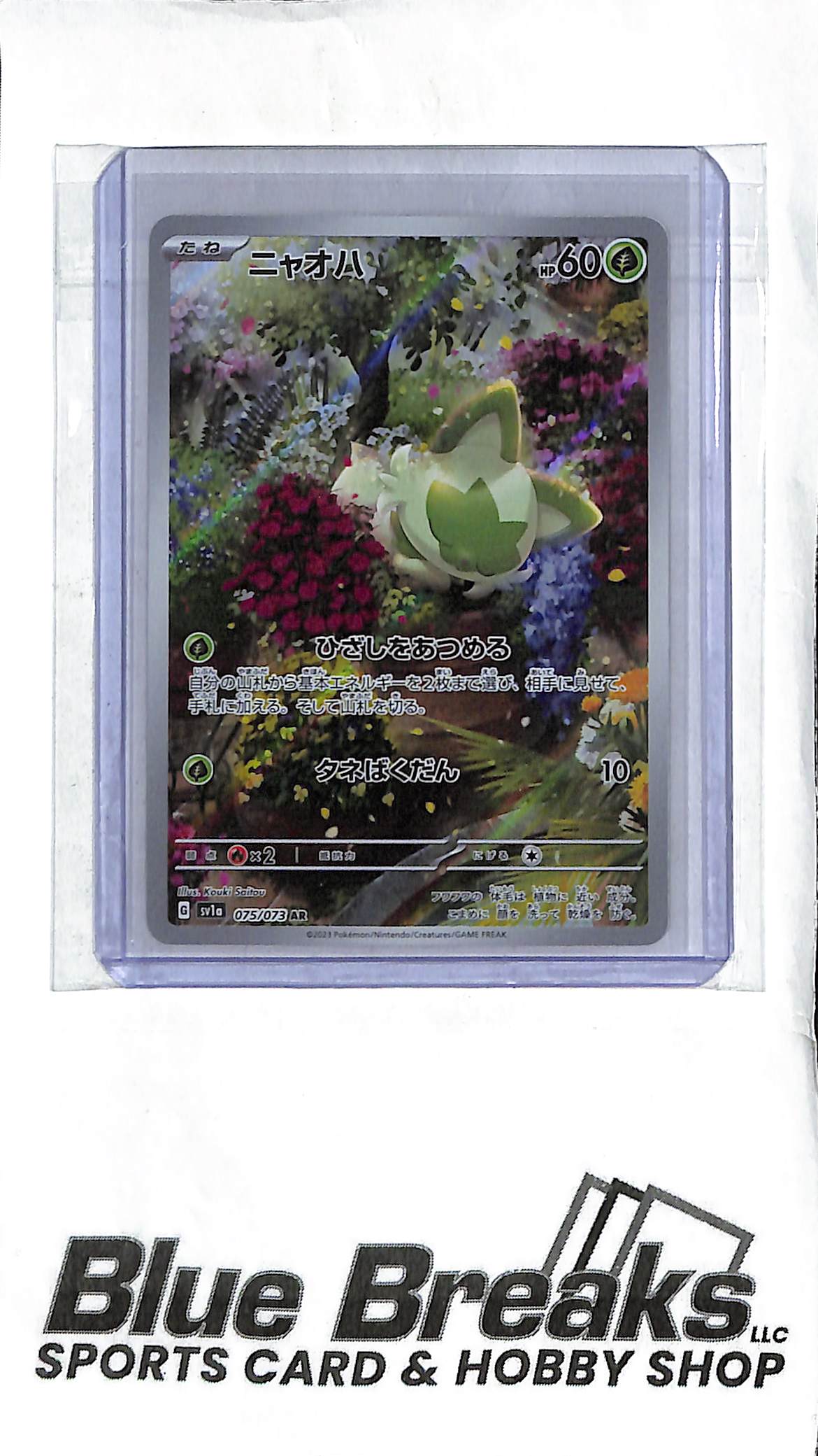 Sprigatito - 075/073 - SV1a: Triplet Beat (SV1a) - Japanese Pokémon