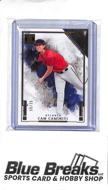Cam Caminiti #83 - 2025 Panini Impeccable - 06/35 - Baseball - Braves
