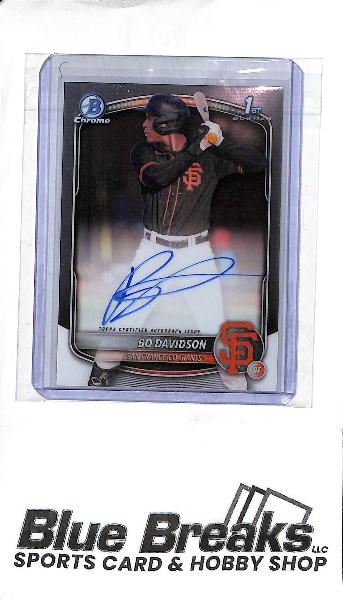 Bo Davidson CPA-BD - 2025 Bowman Chrome - 1st Bowman Auto - Baseball - Giants