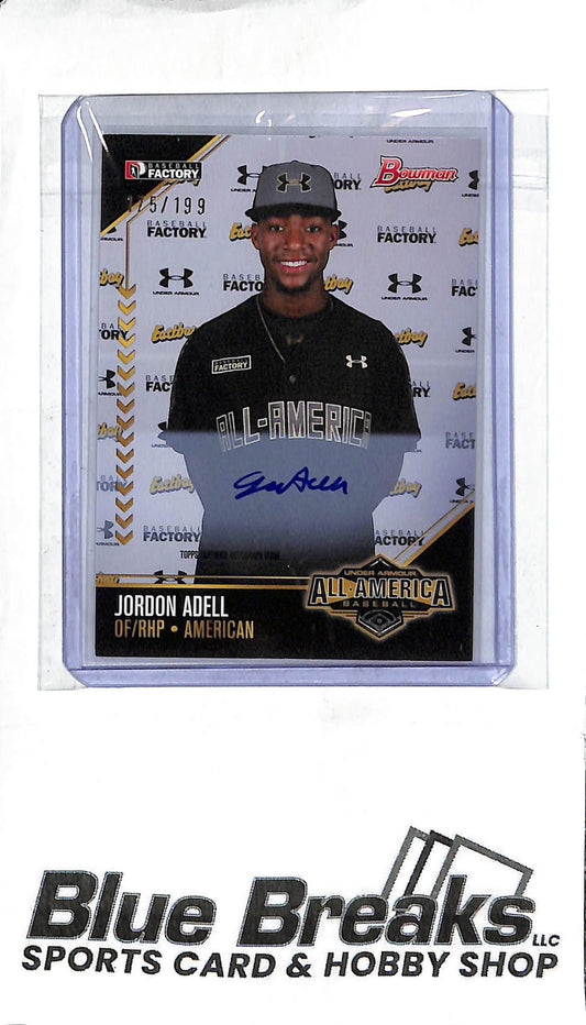 Jordon Adell UAA-1 - 2015 Bowman - Under Armour All-American Autograph - 175/199 - Baseball