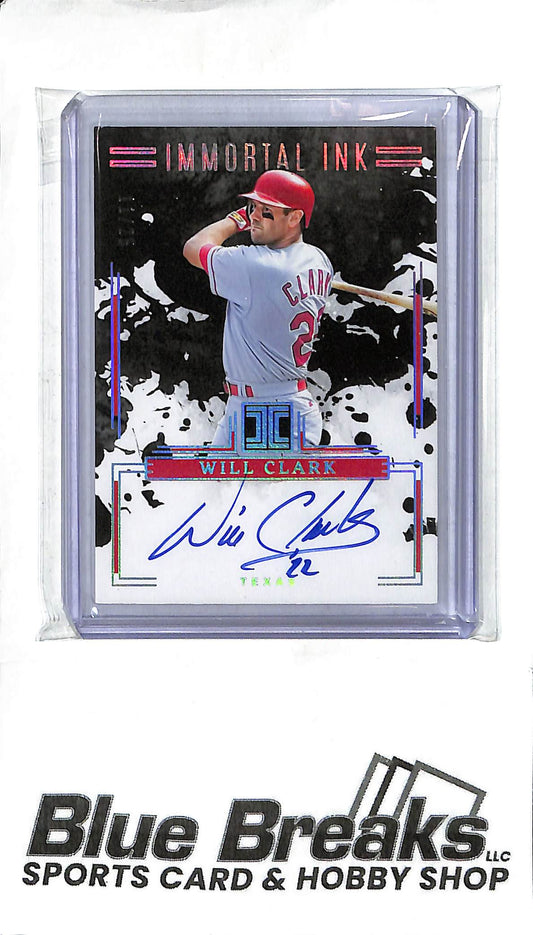 Will Clark II-WC - 2025 Panini Impeccable - Immortal Ink Auto - 11/25 - Baseball - Rangers
