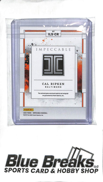 Cal Ripken Jr. ILS-CR - 2025 Panini Impeccable - Lumber Signature - 17/25 - Baseball - Orioles