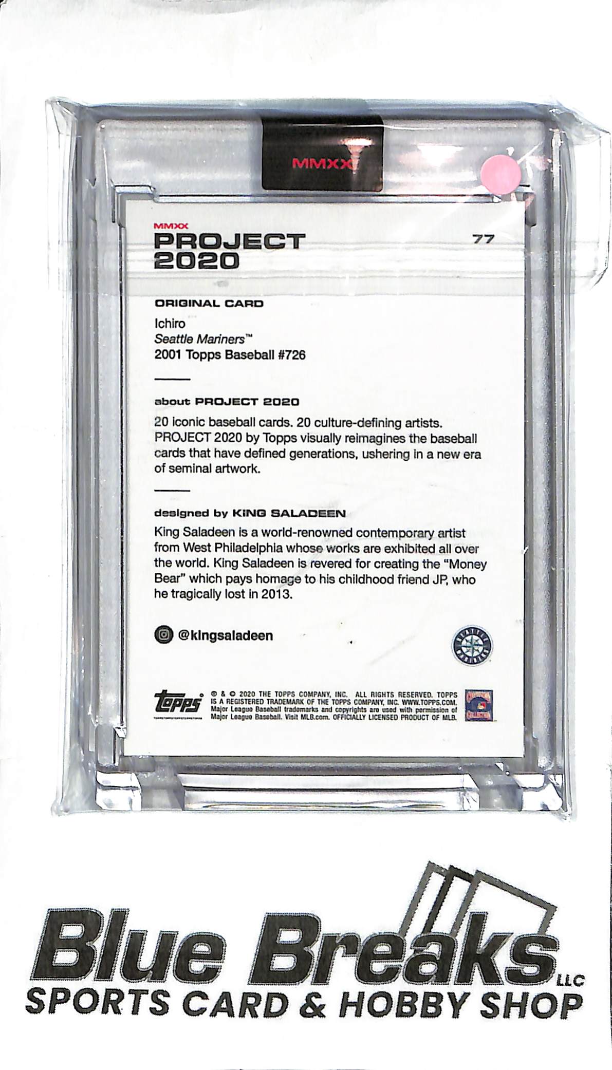 Ichiro 77 - Topps Project 2020 - Baseball - Mariners