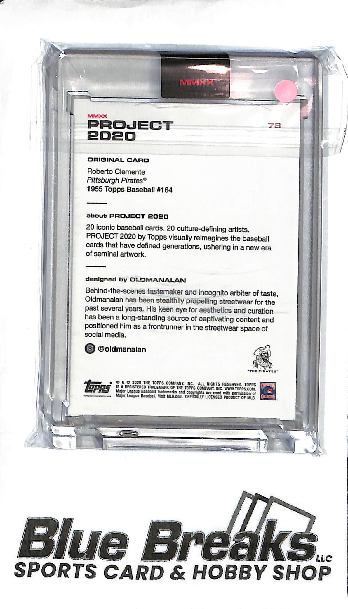 Roberto Clemente 78 - Topps Project 2020 - Baseball - Pirates