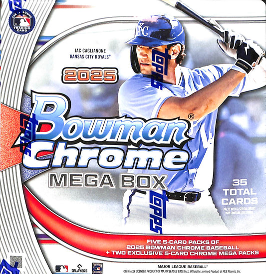 2025 Bowman Chrome Baseball Mega Box - Sealed Wax
