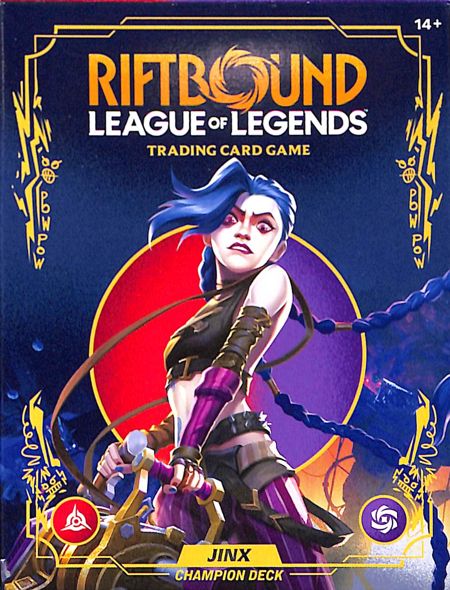 Riftbound League of Legends Jinx Champion Deck - Trading Card Game - Sealed Wax