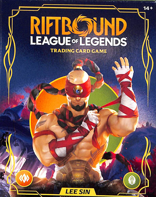 Riftbound League of Legends - Lee Sin Champion Deck - Trading Card Game - Sealed Wax