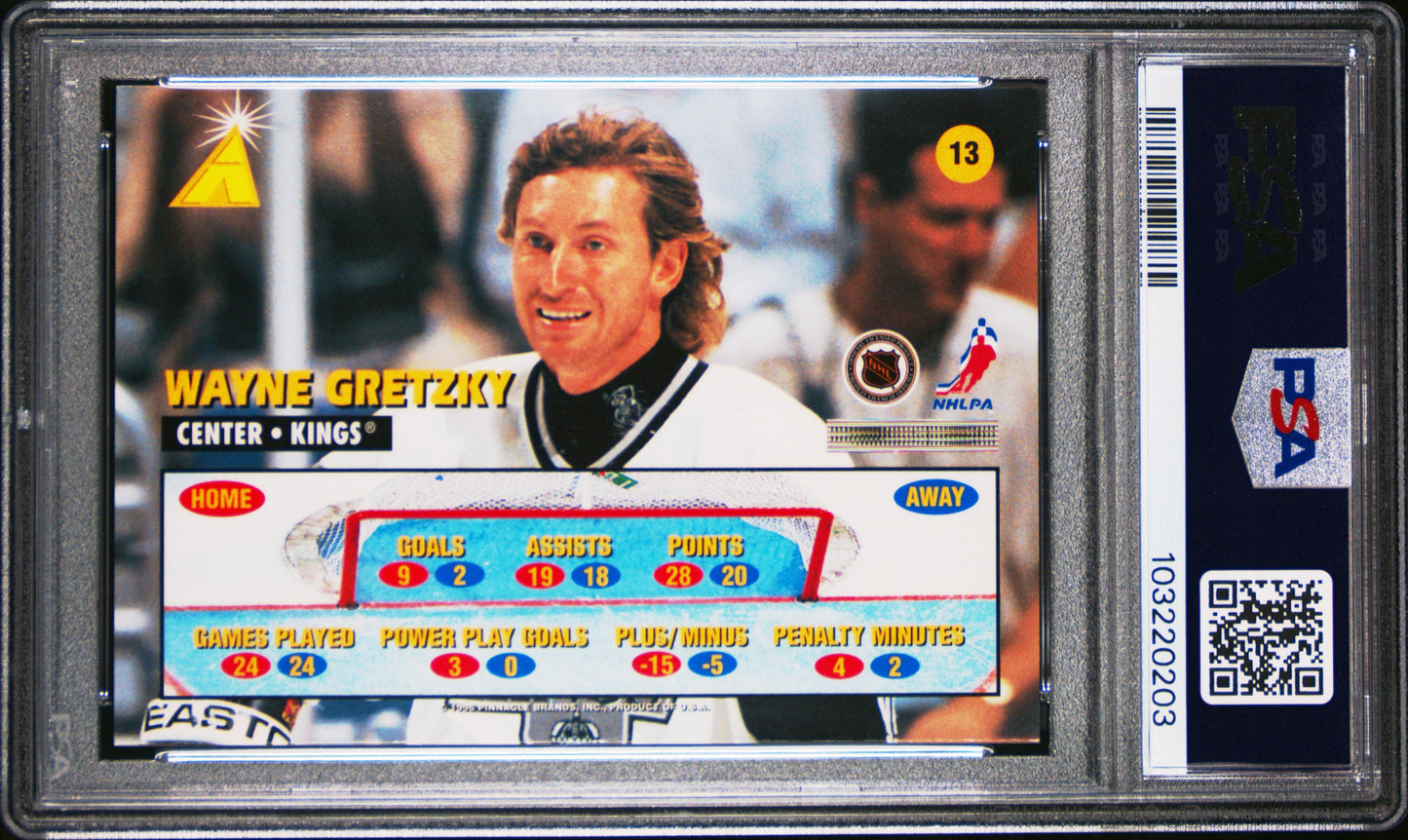 1995 Pinnacle - Zenith - Wayne Gretzky - #13 - PSA 10 - hockey - Kings