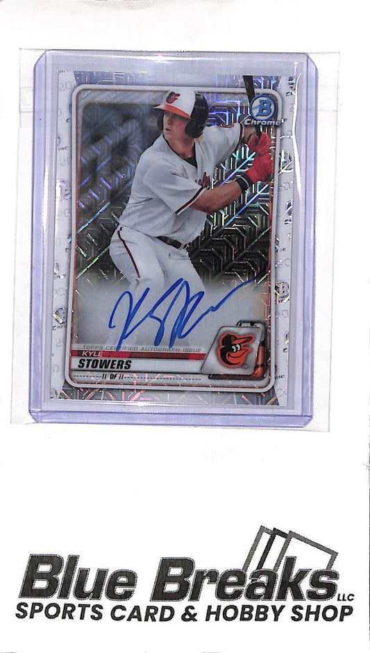 2020 Bowman Chrome - Mega Box Mojo - Prospect - Kyle Stowers - auto - #BMA-KS - baseball - Orioles