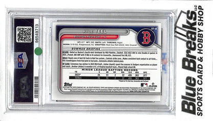 2024 Bowman Chrome - 1st Bowman - Sapphire - Prospect - Kyle Teel - #BCP-48 - PSA 10 - baseball - Red Sox