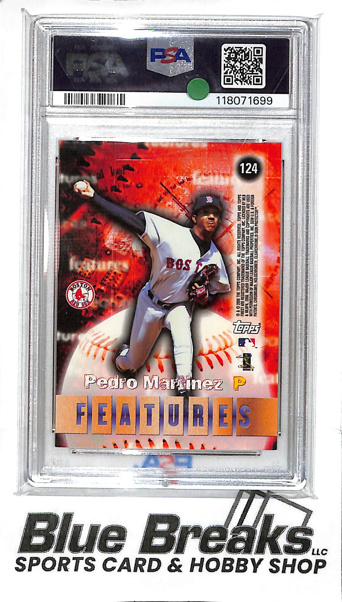 2000 Topps Finest - Features - Randy Johnson - Pedro Martinez - #124 - PSA 10 - baseball - Diamondbacks - Red Sox