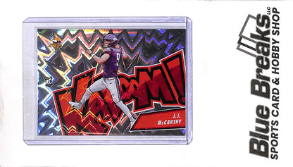 2024 Panini - Absolute - Kaboom! Horizontal - JJ McCarthy - RC - #13 - football - Vikings