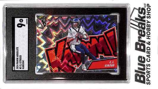 2024 Panini - Absolute - Kaboom! Horizontal - CJ Stroud - #2 - SGC 9 - football - Texans