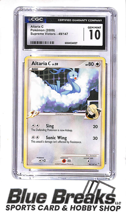 2009 Pokémon - Supreme Victors - Altaria C - 49/147 - CGC 10