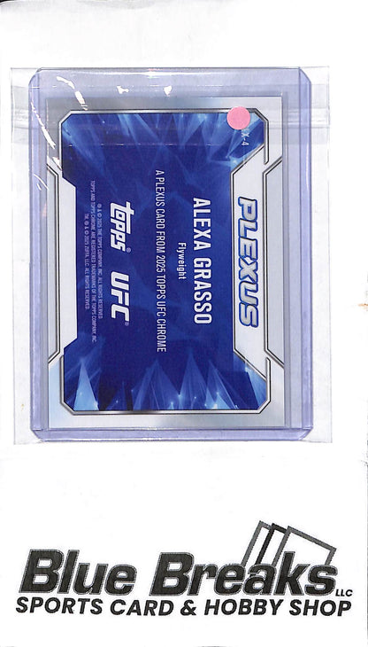 2025 Topps Chrome - blue parallel - Plexus - Alexa Grasso - 008/150 - #PLX-4 - UFC