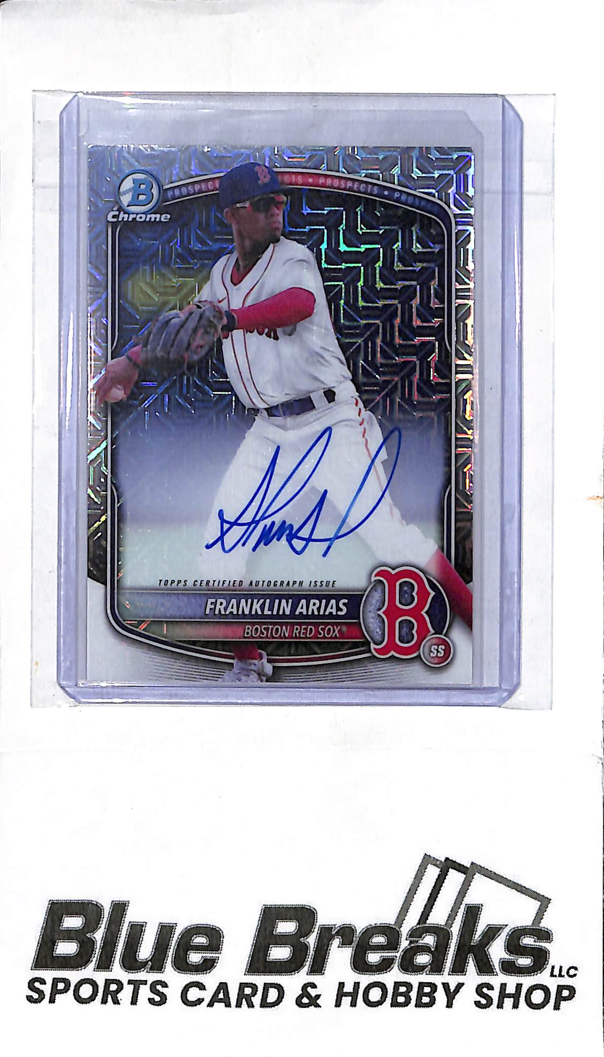 2025 Bowman Chrome - mega box - Franklin Arias - auto - #BMA-FA - baseball - Red Sox