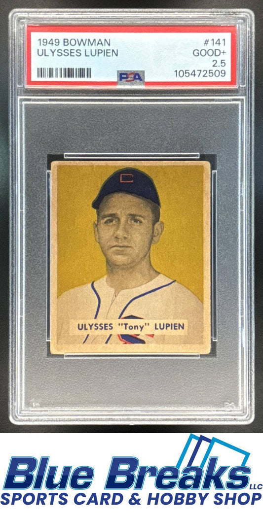 1949 Bowman Ulysses Lupien [RC] #141 RC PSA 2 Tigers