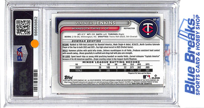 2024 Bowman Chrome - 1st Bowman - Prospects - Refractor - Walker Jenkins - 256/499 - #BCP-43 - PSA 9 - baseball - Twins