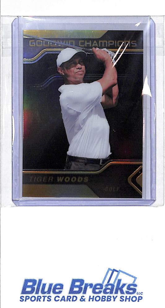 2023 Upper Deck - Goodwin Champions - Rainbow Black & Gold - Tiger Woods - 13/50 - #P2 - golf - PGA