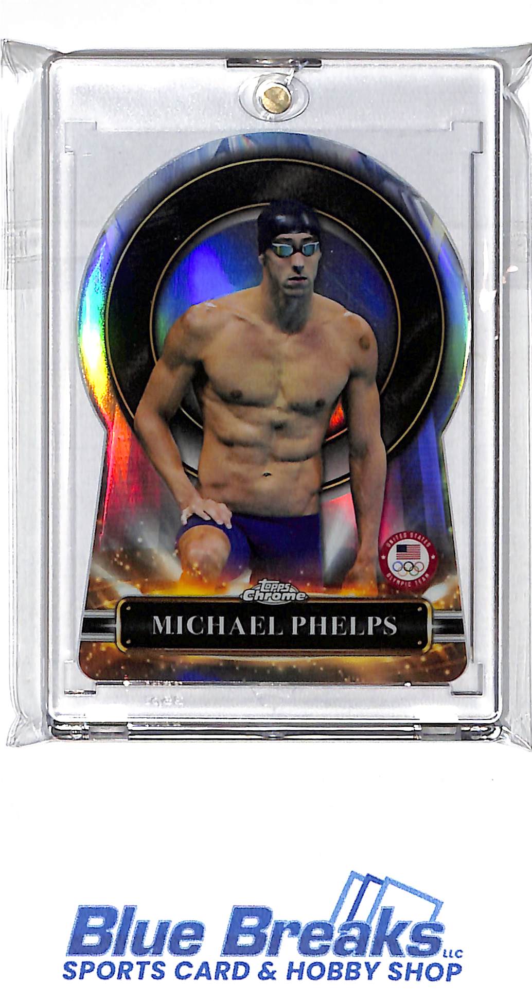 2024 Topps Chrome - die-cut - Michael Phelps - #CR-23 - swimming - Olympics